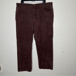 PENMANS BROWN CORDUROY 100% COTTON REGULAR FIT PANTS SZ 42x30